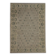 Tapis Kilim en laine kaki gris, style scandinave, tissé à plat et fait main