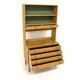 Scandinavian oak library, Bertil Fridhagen, Bodafors, Sweden, 1960