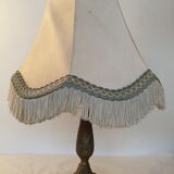 Old gilded bronze lamp