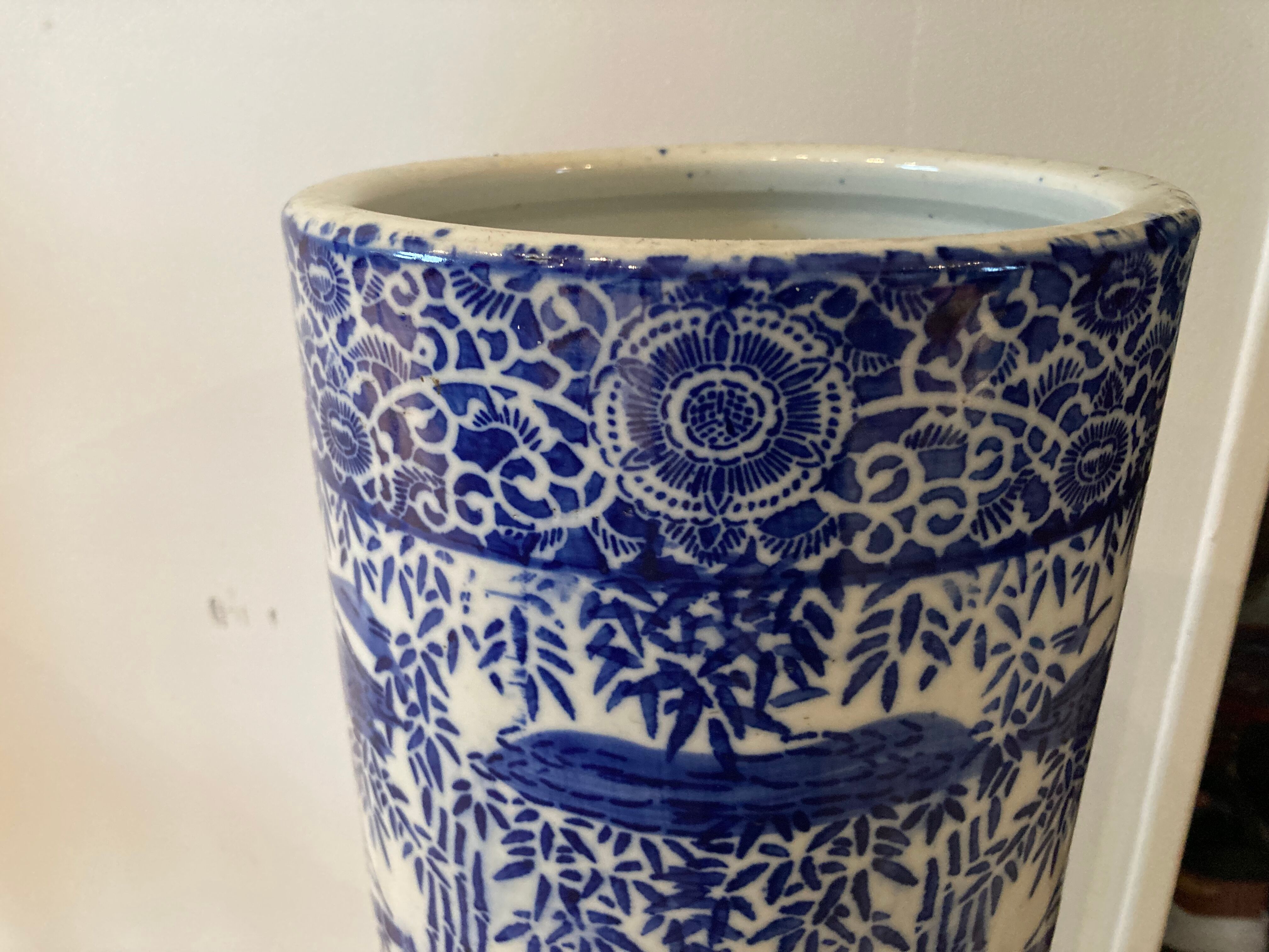 Chinese ceramic umbrella holder