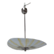 Mid-century glass pendant by Napako, Czechoslovakia, 1970s.