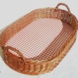 Wicker serving tray
