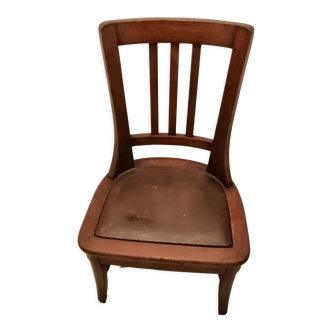 Comfort chair in antique wood chene solid