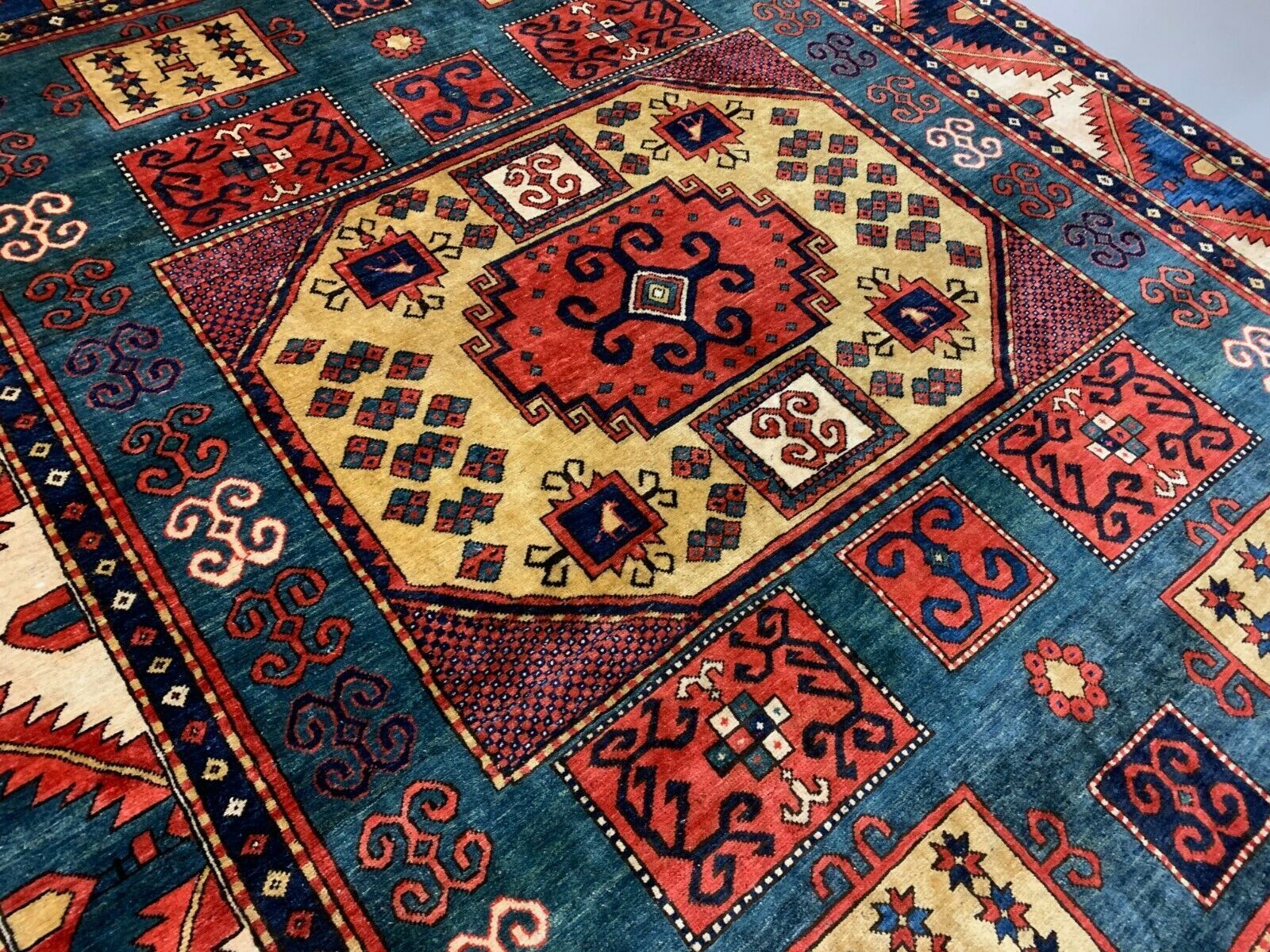 Kazak rug 300x238 cm afghan