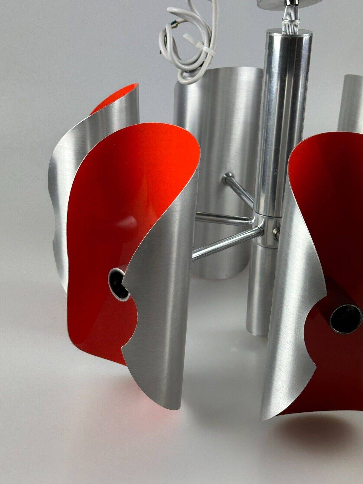 60s 70s 6-flame Sputnik candlestick metal chrome space age design