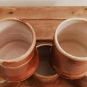 Lot de 5 tasses gobelets • A. Bugnon 