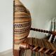 Ancien fauteuil "caqueteuse" de style Louis XIII