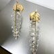 Pair of "Leaf" wall sconces by Murano Mazzega Italy, 1970s