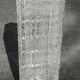 Rectangular cut Saint Louis crystal vase