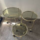 Series of 3 vintage nesting tables from the 70s-80s