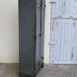 1940s industrial workshop locker room