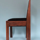 Oak Art Deco Design Chairs By J.A. Muntendam For L.O.V. Oosterbeek 1920s Set of 2