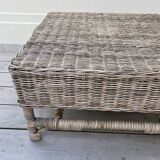 Wicker coffee table