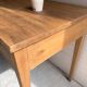 3-drawer oak desk
