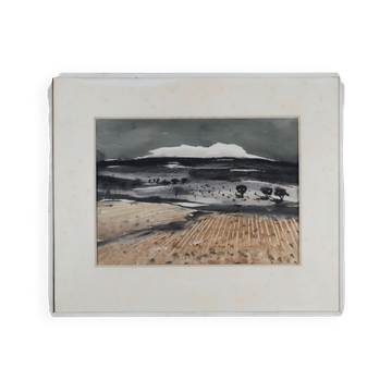 Original watercolour painting by José BEULAS (1921-2017) - Landscape