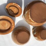 Vallauris coffee maker with sugar and milk pot