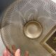 Gold metal basket