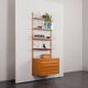 Teak wall unit by Poul Cadovius for Cado, Denmark, 1960