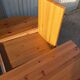 Old dining table vintage pine wooden chairs