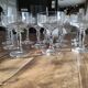 12 coupes à champagne en verre vintage pied galbé