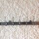 Coat rack with seven-headed metal industrial style / vintage 50-60s