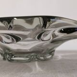 XL Murano glass fruit bowl or empty pocket, 60s-70s