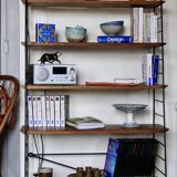 Etagère en bois et métal