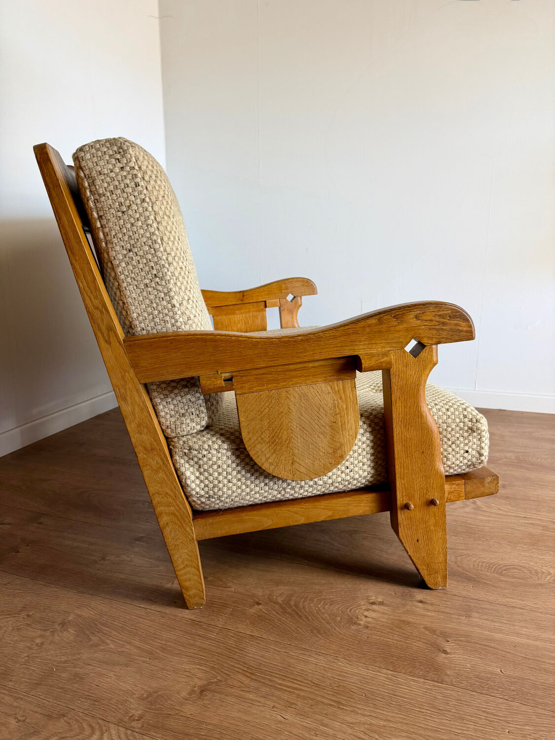 Banquette 2 places attribuée à Guillerme & Chambron – Votre Maison, an