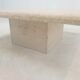 Italian Travertine Coffee Table, 1980's
