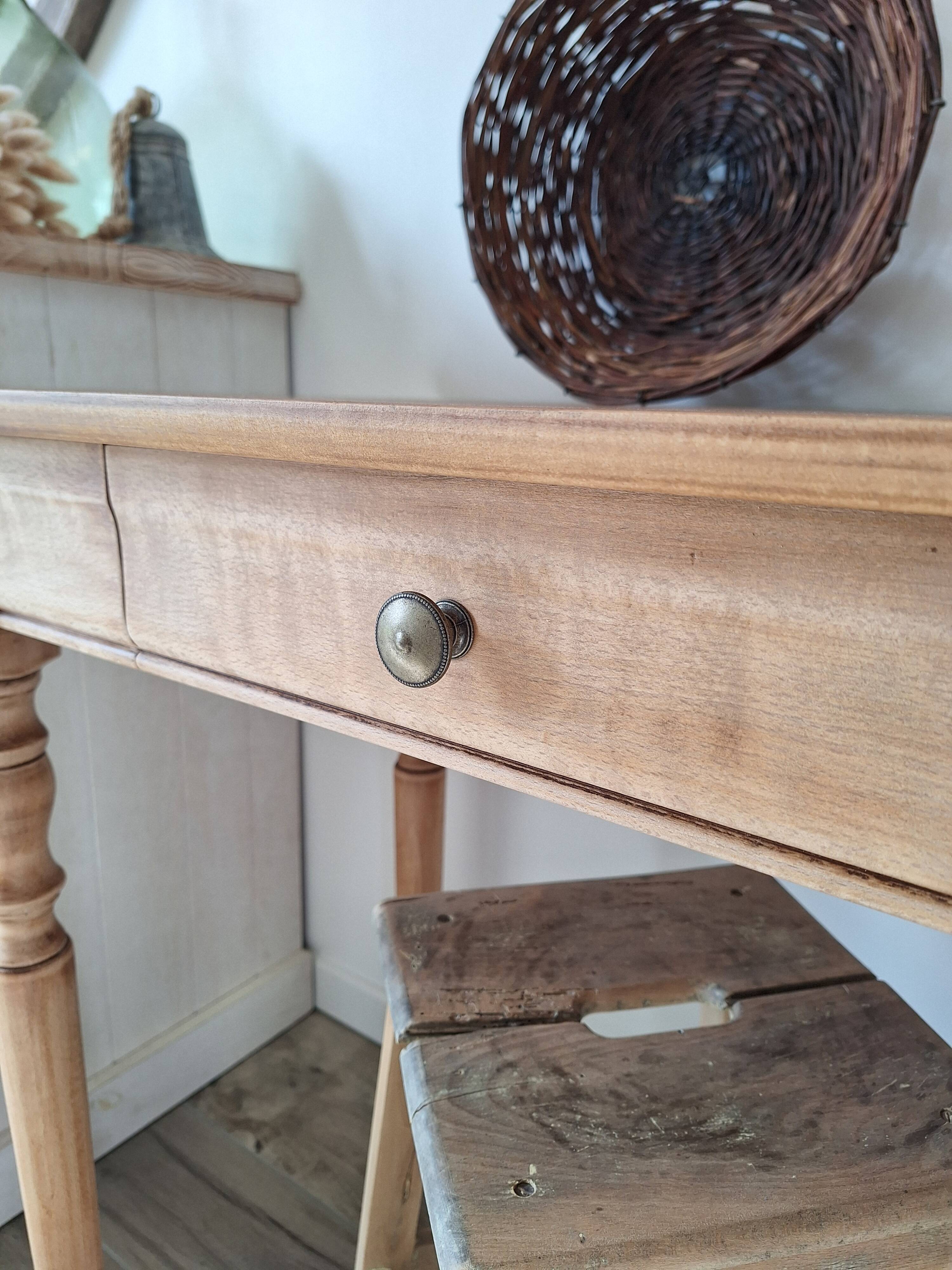 Vintage Country Farmhouse Desk / Console / Side Table