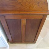 Retro-Desk / counter-American cylinder-mesh oak-1920s/40s