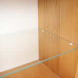 Vintage Cabinet Combination of Veneer and Glass by Jitona,1960s