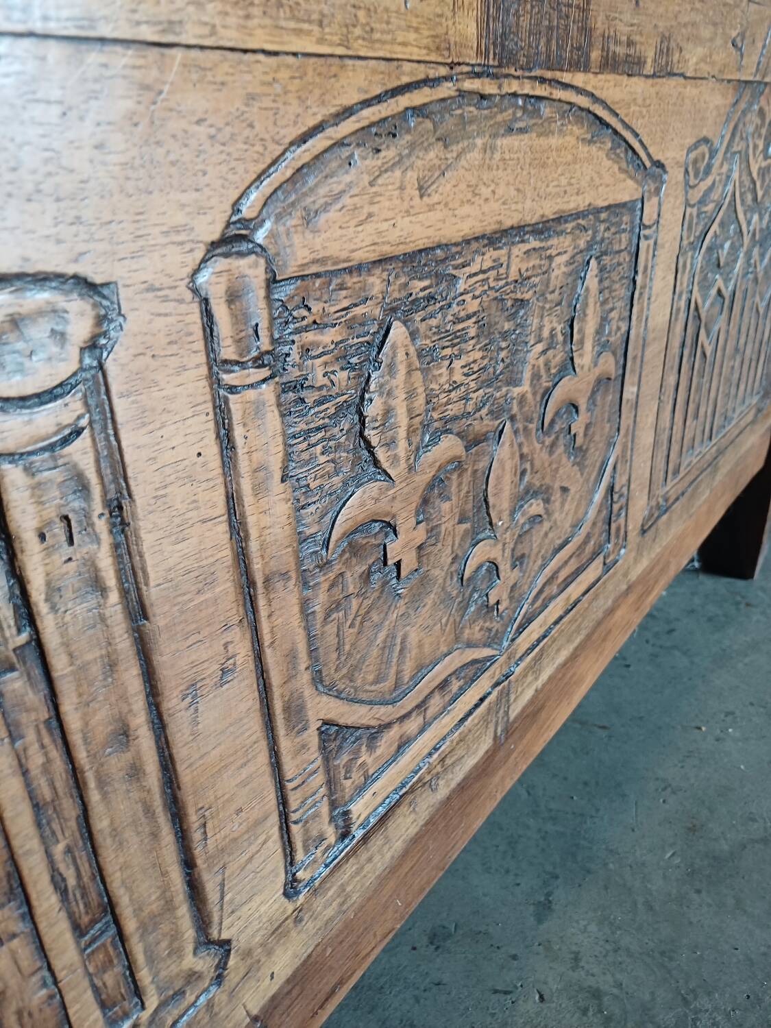 Coffre de mariage savoyard XVIII ème
