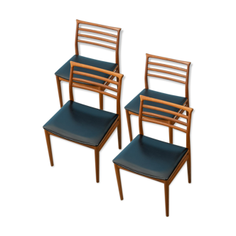 1960s dining chairs by Erling Torvits for Sorø Stolefabrik