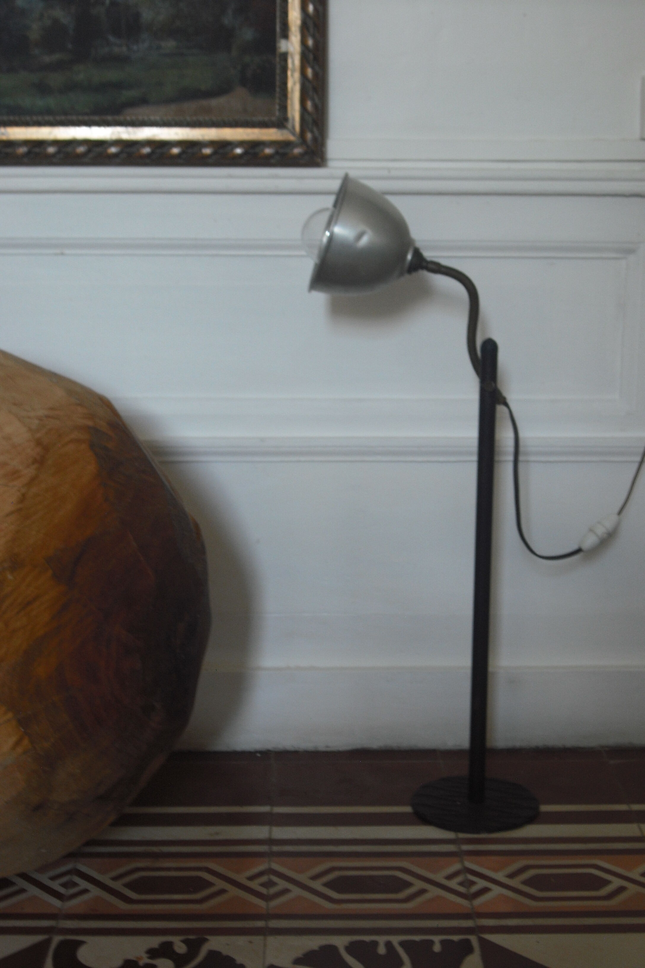 Lamp articulated arm 74 high circa 1930