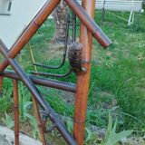 Porte manteau en bambou ancien vintage