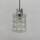 Large Bubble Glass Pendant by Helena Tynell for Limburg, Germany, 1970s