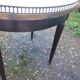 Bouillotte coffee table with antique marble top, Louis XVI style