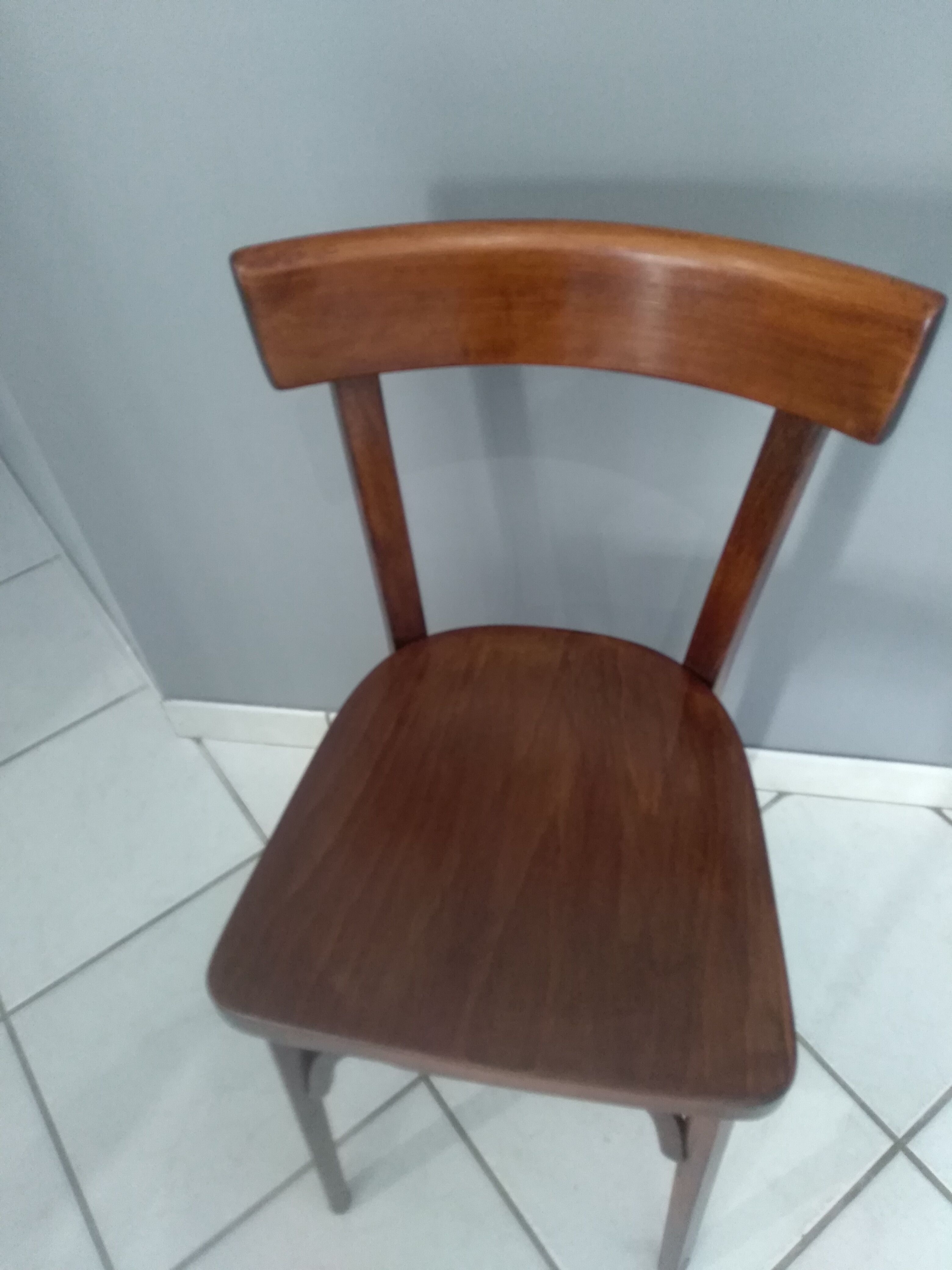 Suite of 4 Baumann bistro chairs from 1968