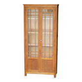 Beautiful Parisian armoire in blonde oak (1950s)