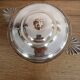 Art Deco silver metal vegetable dish