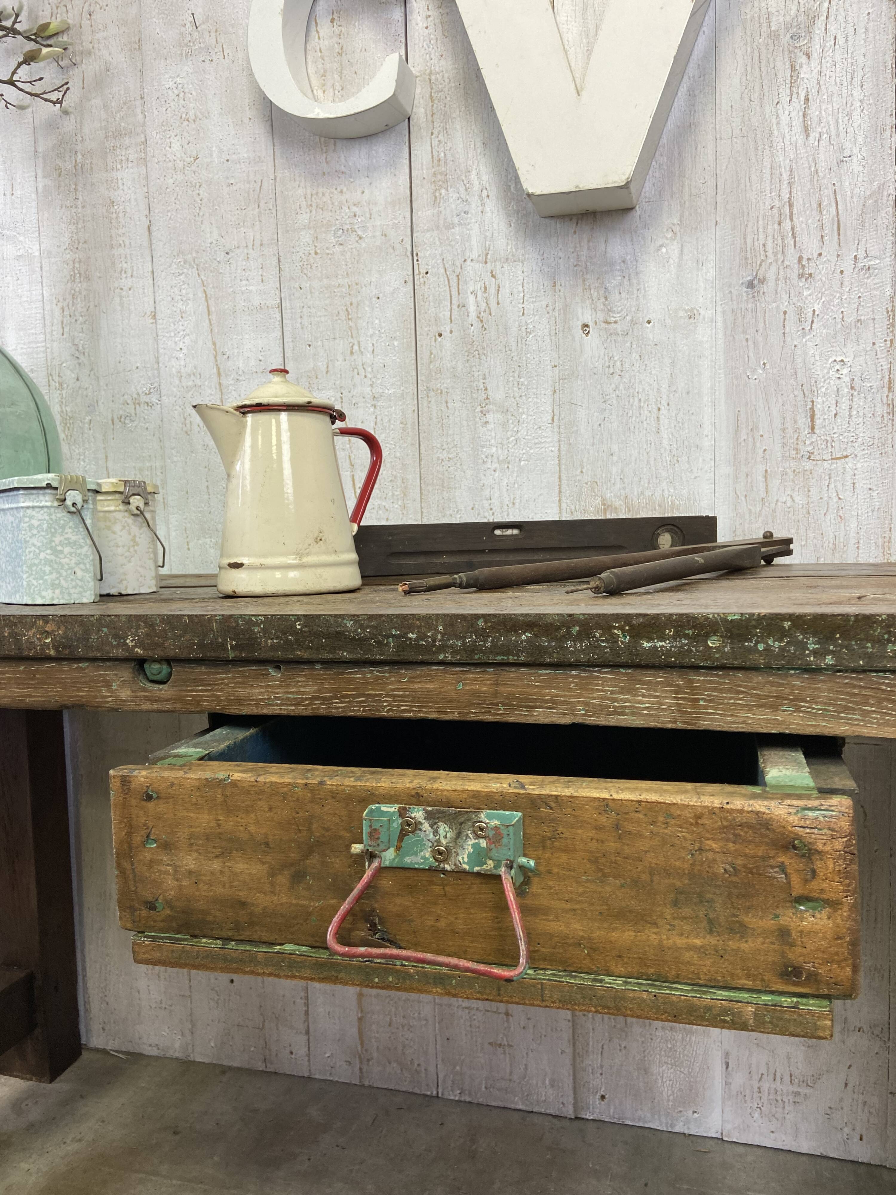 Vintage carpenter's workbench