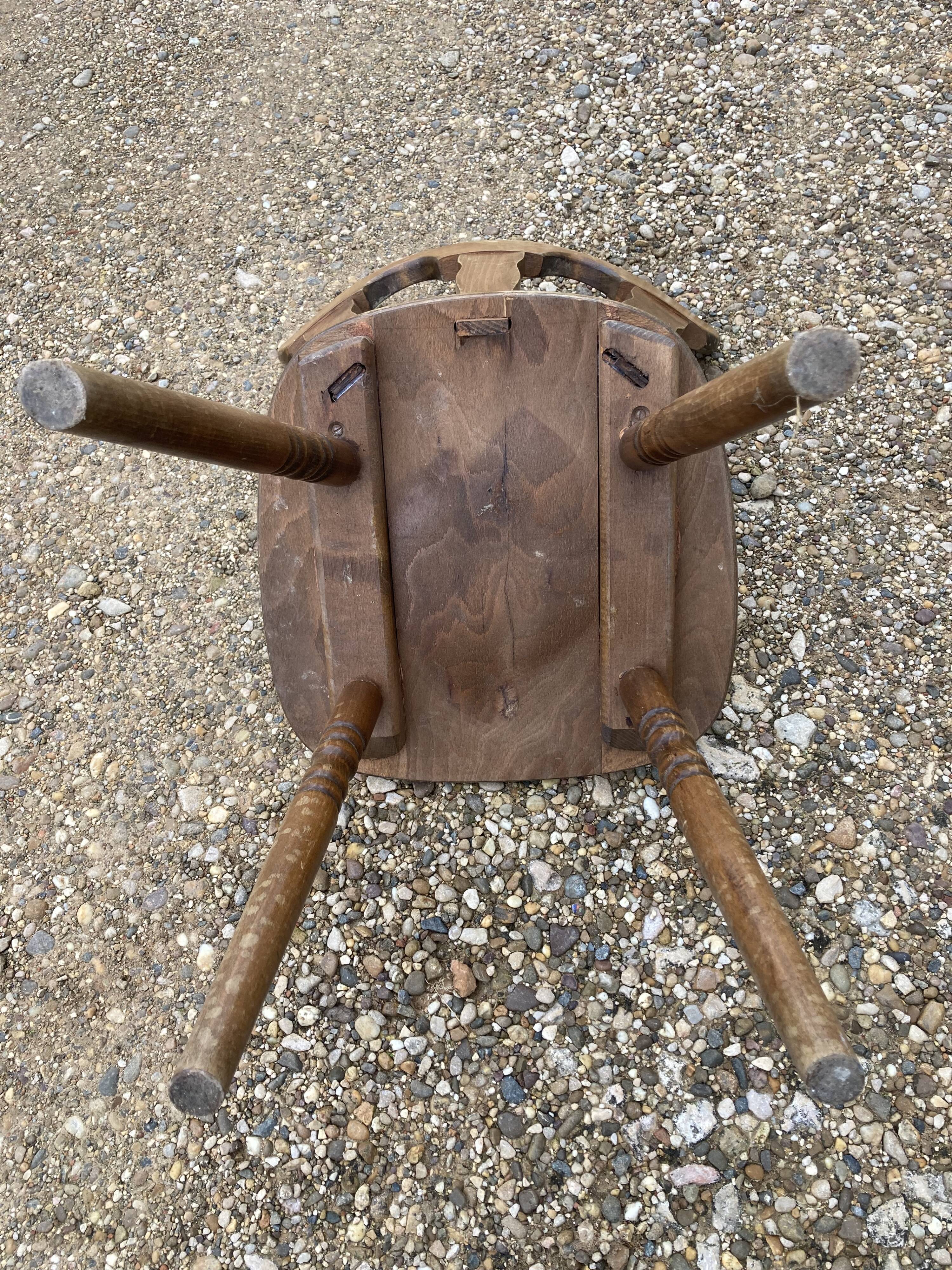 8 mountain wooden chairs