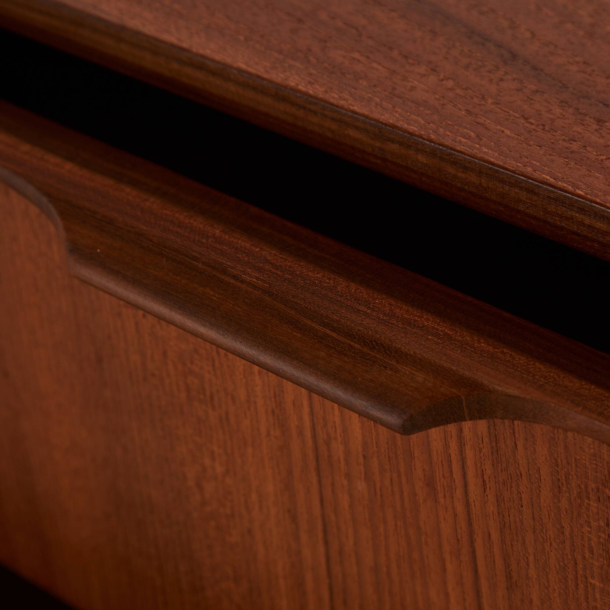 Restored teak dresser