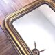Old large Louis Phillipe mirror, gilded with gold leaf - Emilien"