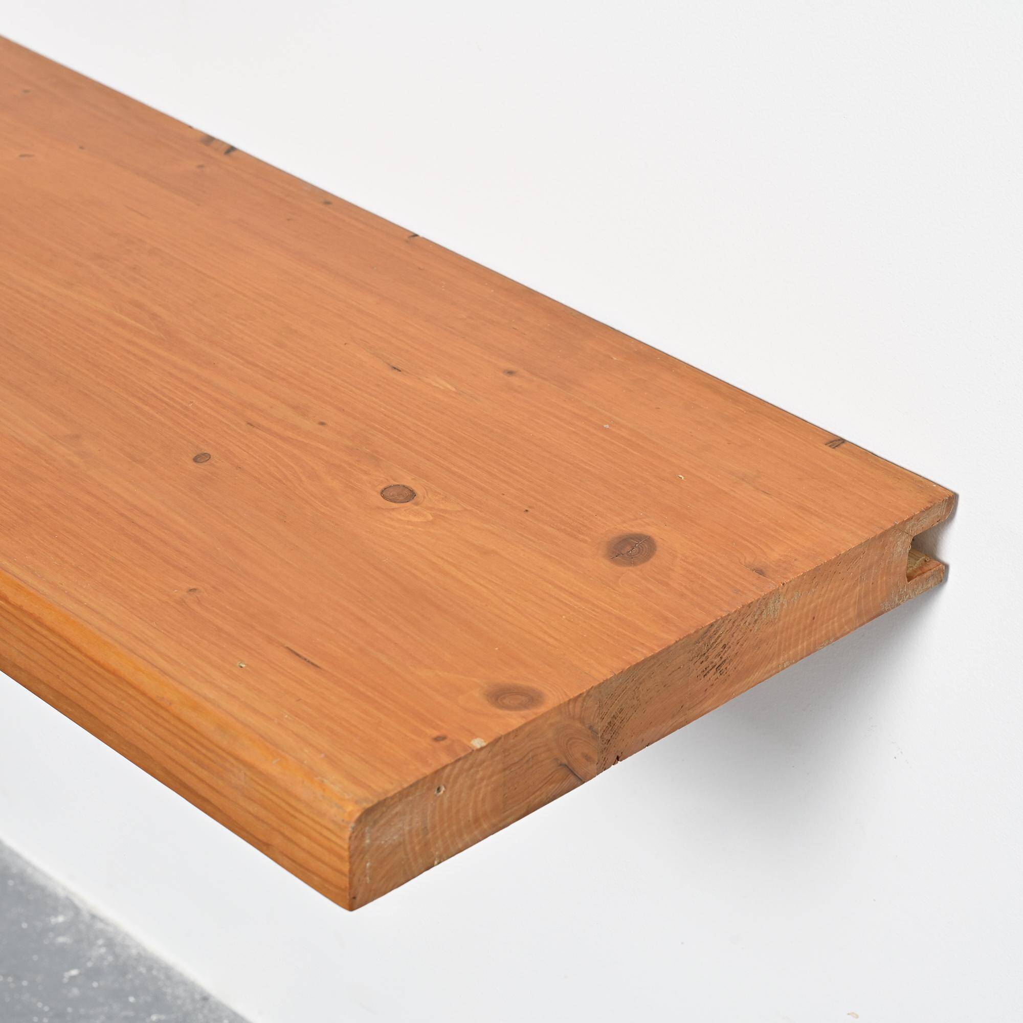 Wall corner console by Charlotte Perriand for the Nova residence, Les Arcs 1800, France.