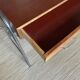 Bureau tubulaire chromé années 50-60