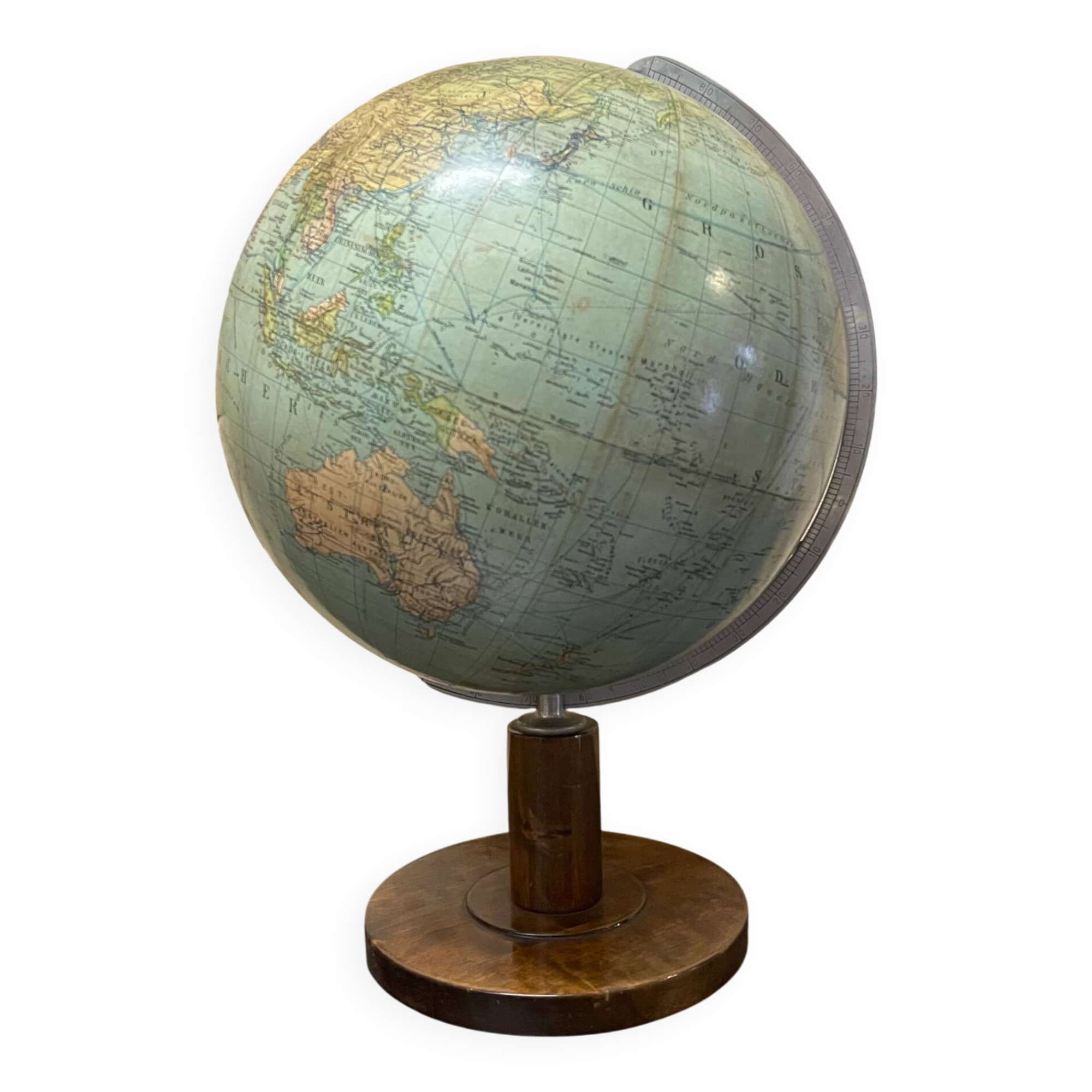 Vintage 1950s German table globe by renowned makers Columbus