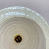 Pair of Art Deco Clichy glass pendant lights