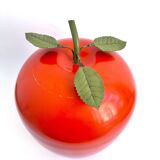 Large Apple Metal Orange Ice Bucket